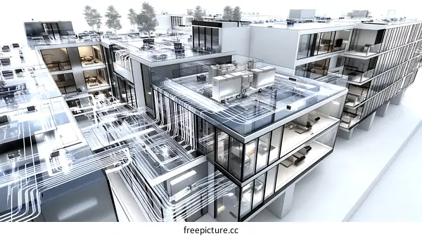 Modern Smart City Architecture Design