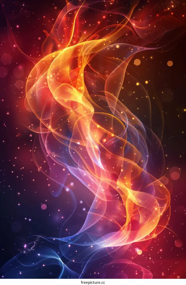 Fiery Abstract Background