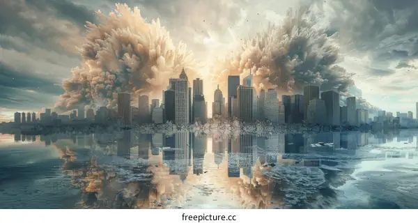 A Large Wave is About to Swallow the City