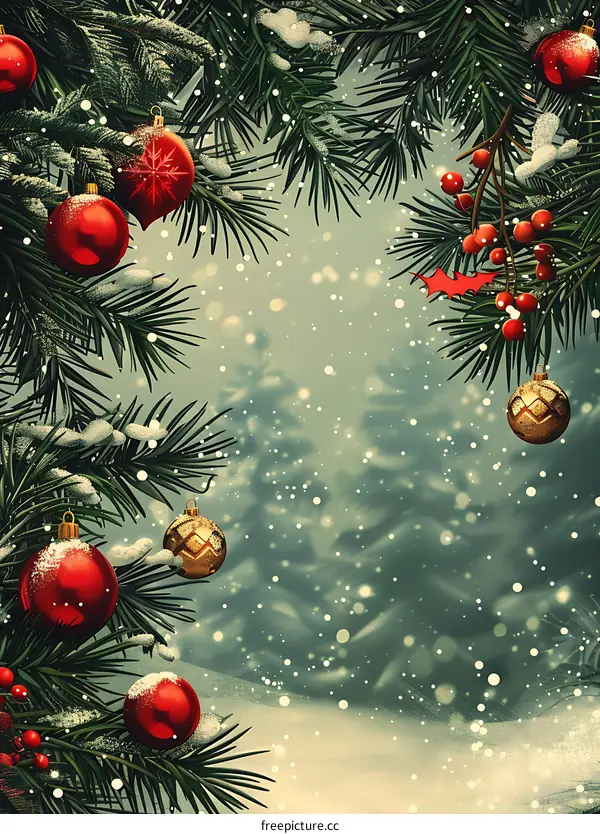 Christmas Tree with Ornaments