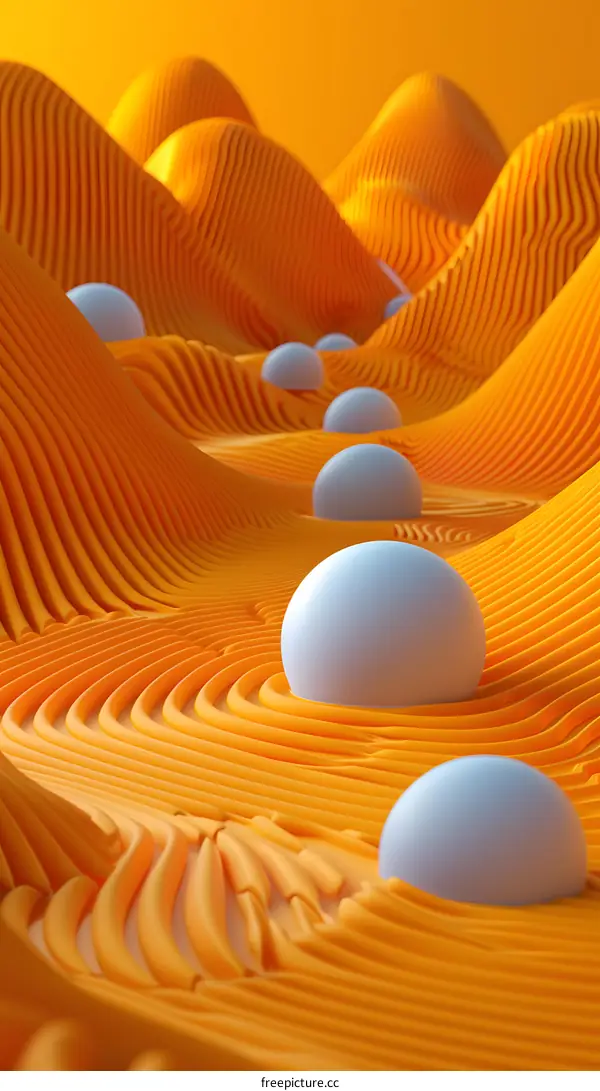 Abstract Futuristic Landscape