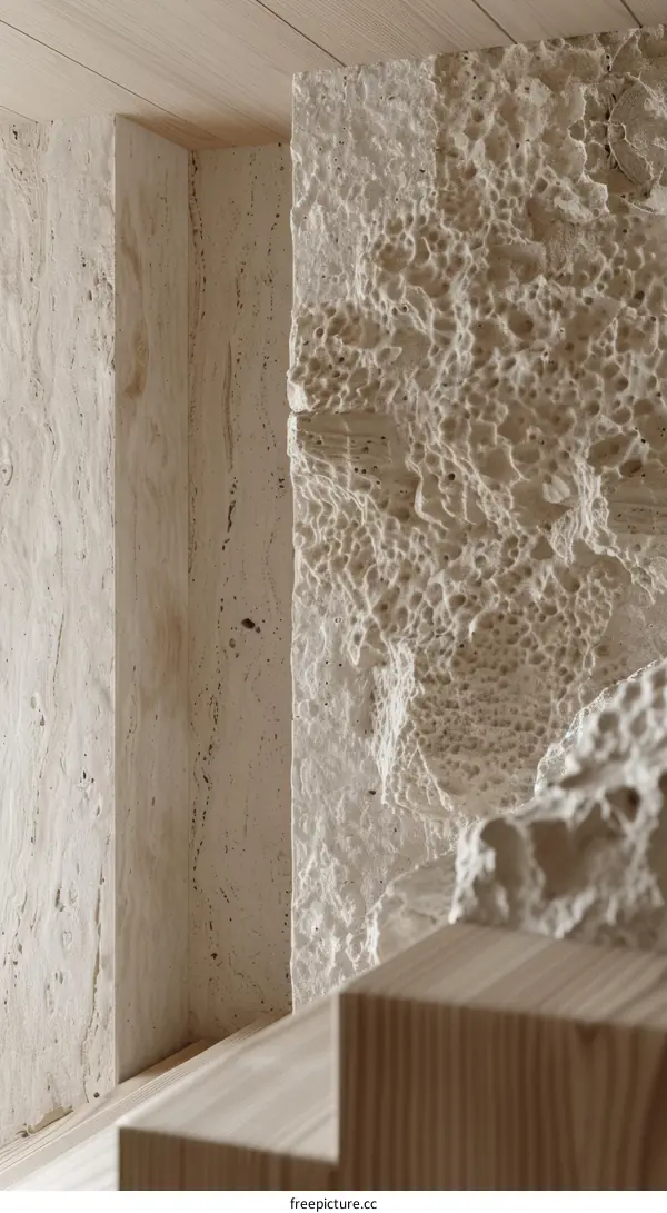 Rough Stone Wall Texture Background