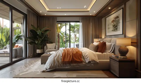 Modern bedroom interior design
