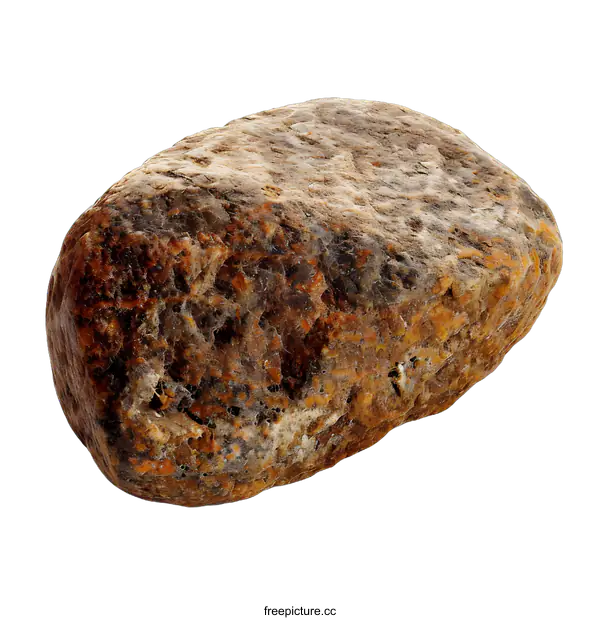 [Transparent Background PNG]Large Stone Isolated on White Background