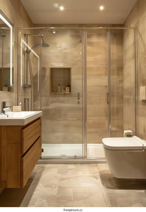 Modern Bathroom with Contemporary Design