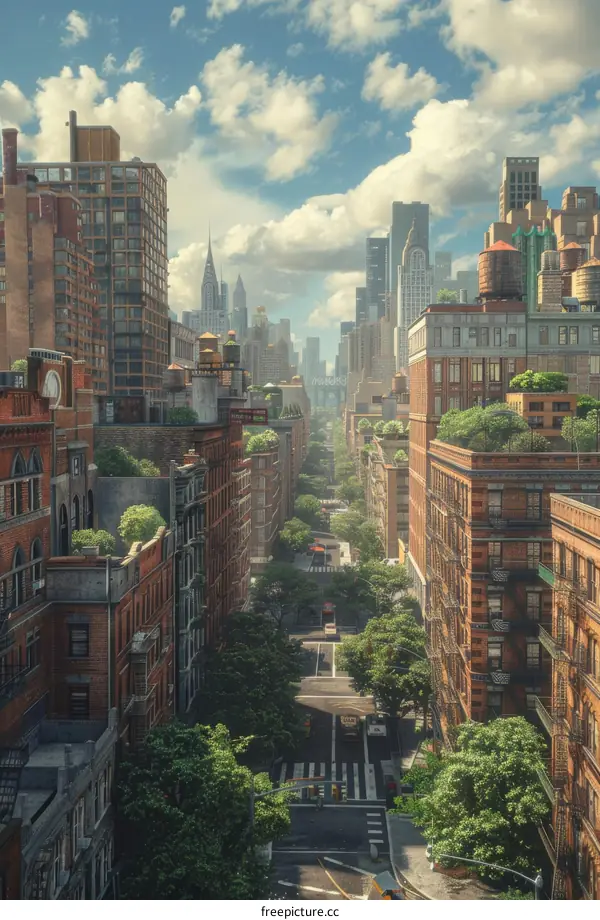 New York City Skyline Skyscrapers