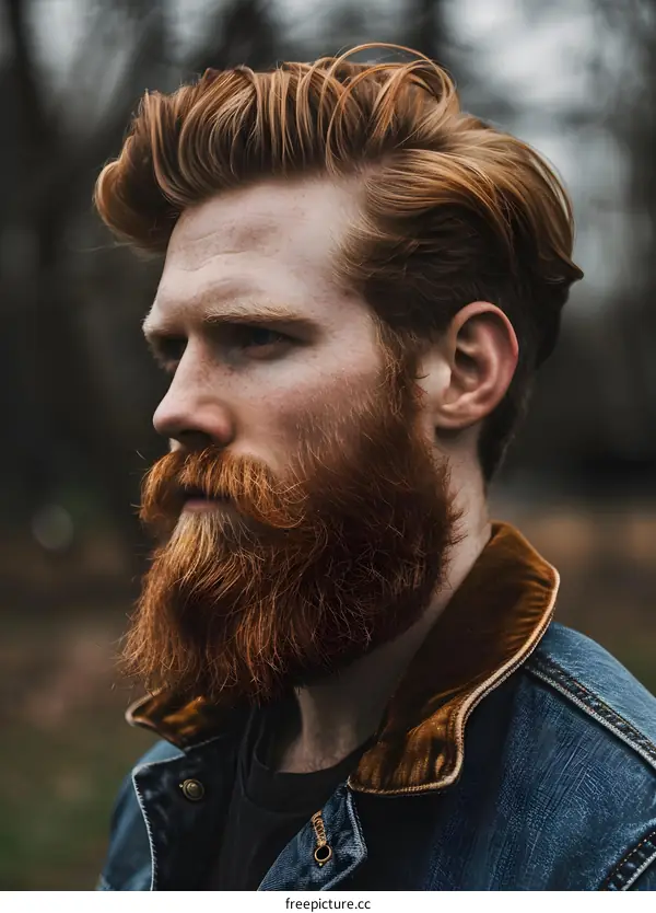 Portrait of a Man with a Long Red Beard