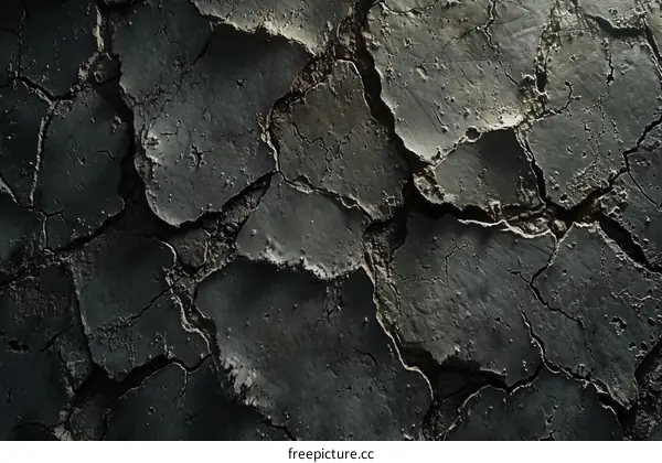 Cracked earth texture