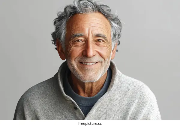 Portrait of a Smiling Senior Man