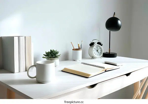Simple and Stylish Workspace Desk Decor