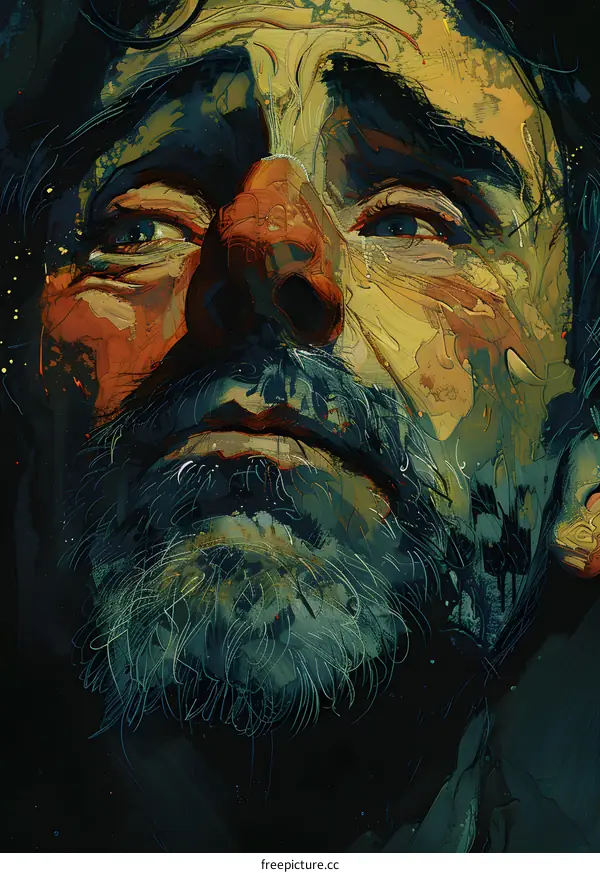 An illustration of Che Guevaras portrait