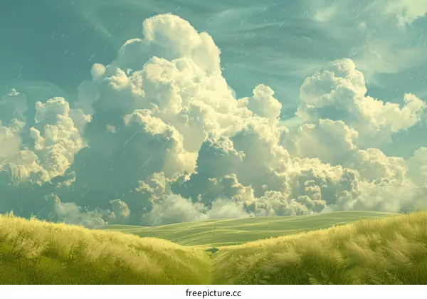 Picturesque Canola Field with Azure Sky