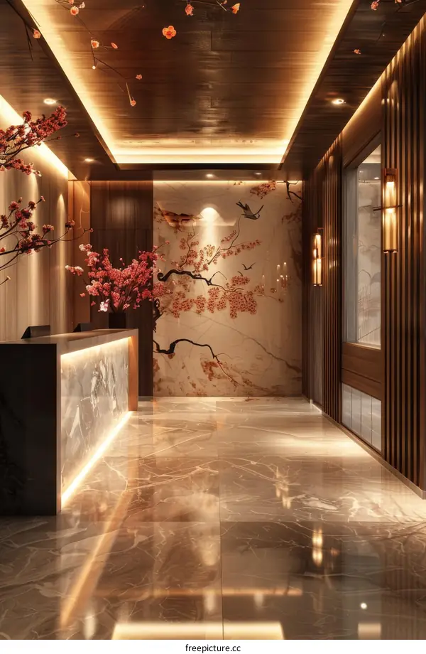Luxury Interior Design Lobby Reception Area