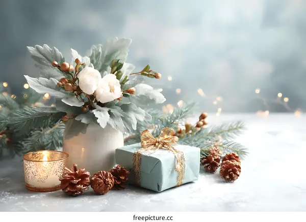 Elegant Christmas Festive Decoration Arrangement
