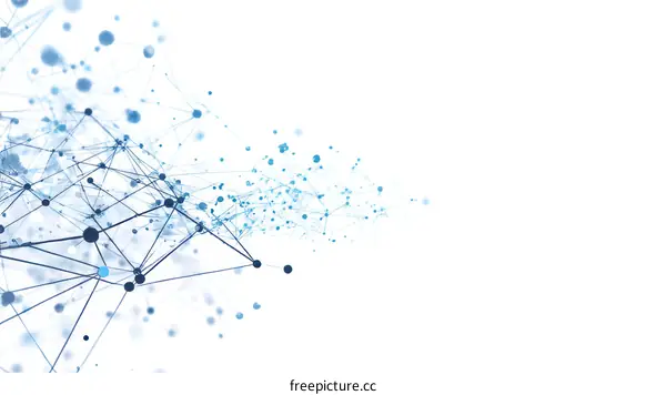 Abstract Network Connections Illustrative Design