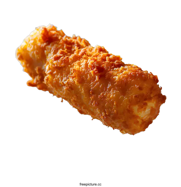 [Transparent Background PNG]Single Breaded Fried Fish Stick