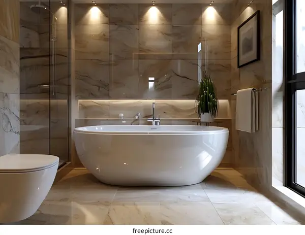Modern and Sleek Bathroom Design