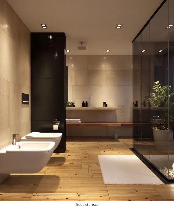 Modern Minimalist Bathroom Interior Design