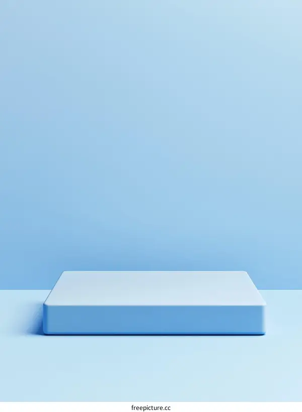 Simple Light Blue Geometric Platform
