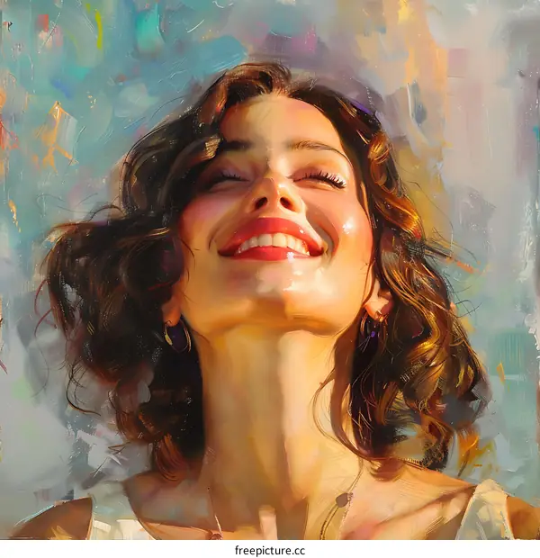 Woman with a Radiant Smile