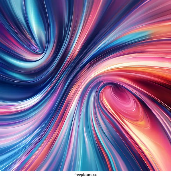 Abstract Colorful Swirling Background
