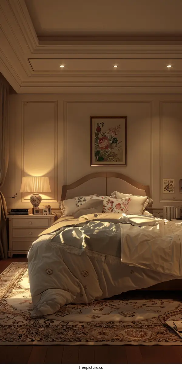 Elegant Vintage Bedroom Interior Design