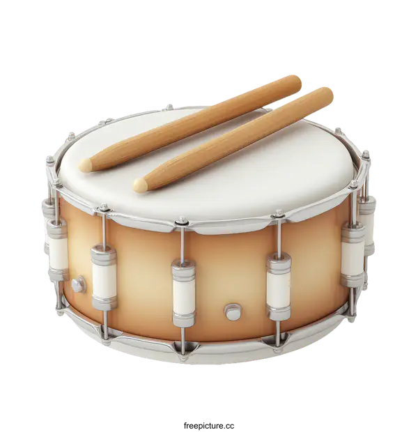 [Transparent Background PNG]Illustration of a Drum Set