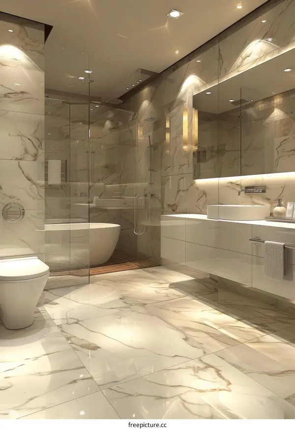 Modern Luxury Bathroom Interior Design
