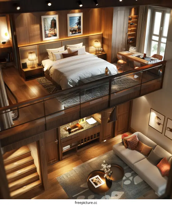 Luxury Loft Bedroom Design Interior Design