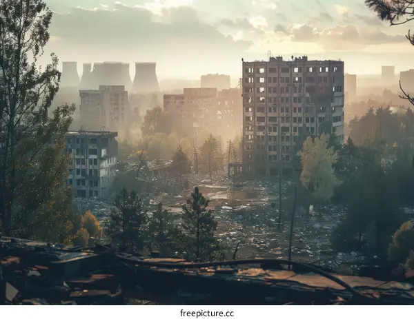 Ruins of an abandoned city