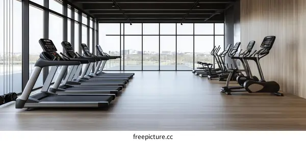 Modern Fitness Center Interior Design