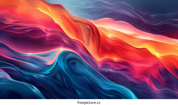 Colorful abstract painting