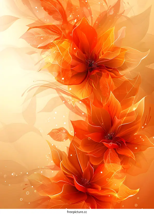 Orange flowers