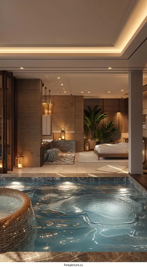 Modern Luxury Home With Interior Design And Pool