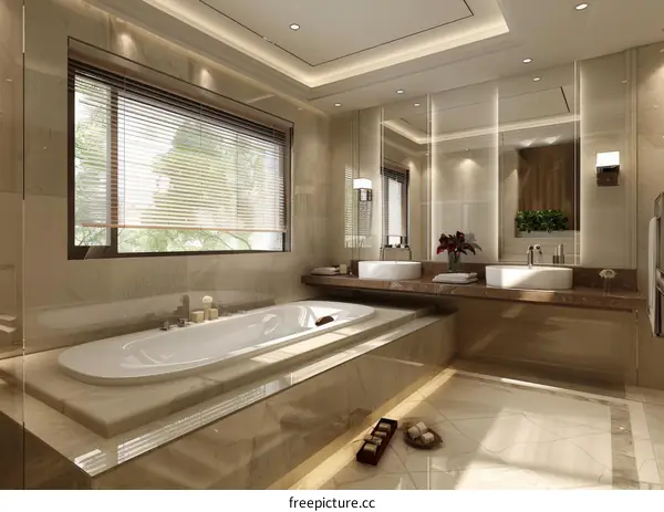 Luxury Modern Bathroom Design with Elegant Details