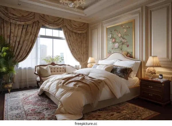 Elegant Classic Bedroom Interior Design