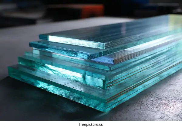 Stacked Glass Sheets for Construction