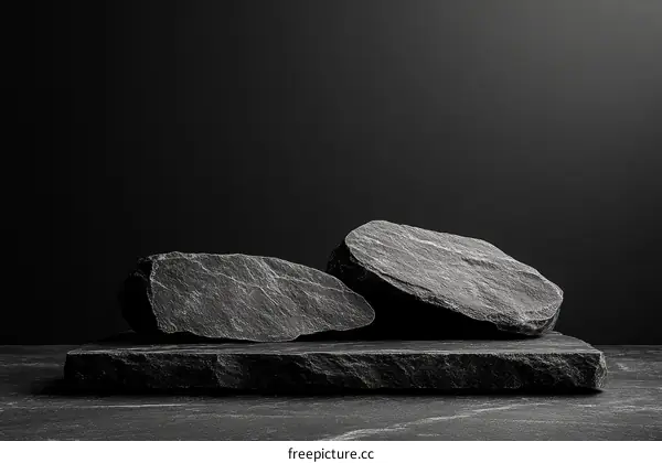 Dark Stone Display Platform