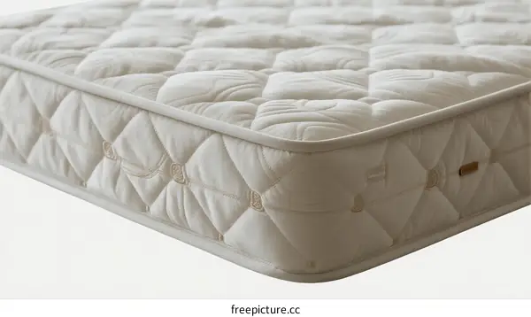 Comfortable Quilted Mattress with Supportive Coil Spring System