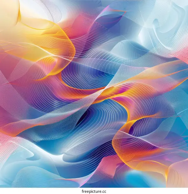 Flowing Geometric Lines