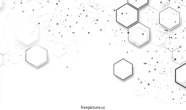 Abstract Geometric Hexagon Background Design