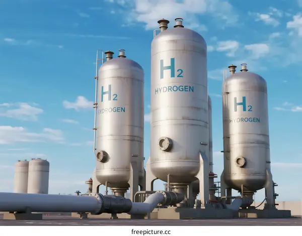 Industrial Hydrogen Storage Tanks for Clean Energy Production