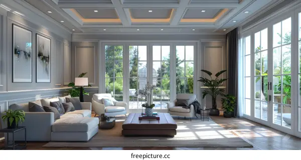 Lavish and Luxurious Modern Living Room