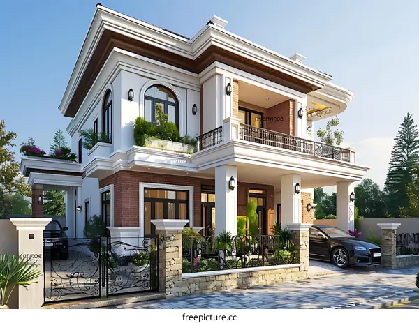 A modern style villa