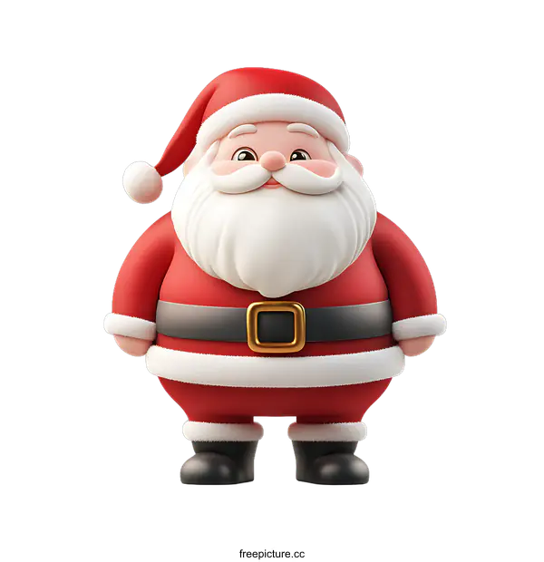 [Transparent Background PNG]Cartoon Santa Claus Illustration