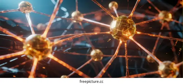 Abstract Neural Network Structure with Connected Golden Nodes