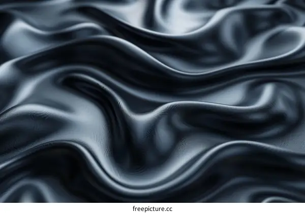 Abstract Dark Grey Silk Fabric Texture