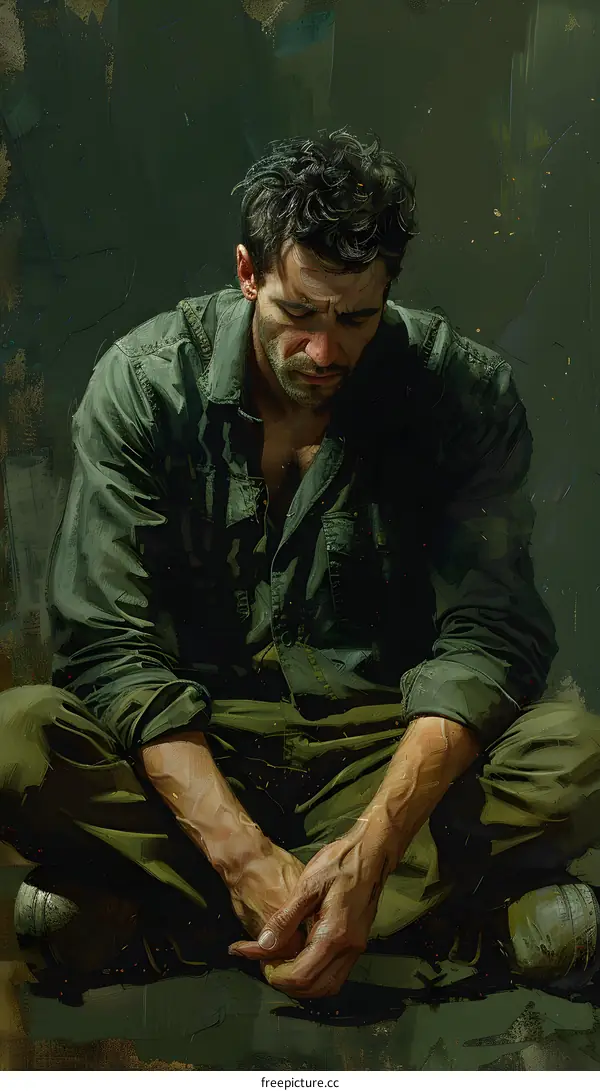 A portrait of a man in military uniform