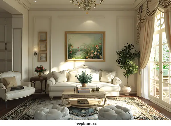 European-style living room