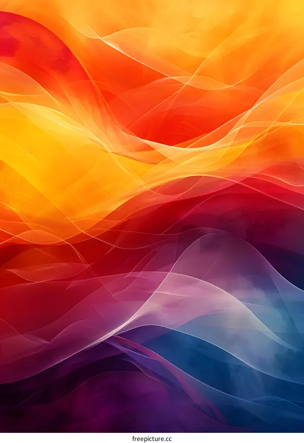 Colorful abstract painting